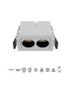 BLAU * FOCO EMPOTRAR 2L 6W  3000K BLANCO